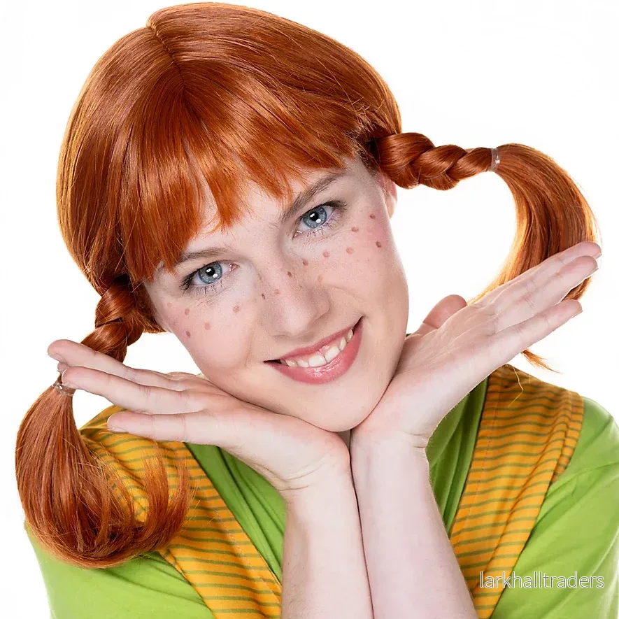 Peruk, Pippi Långstrump deluxe - Bild 2