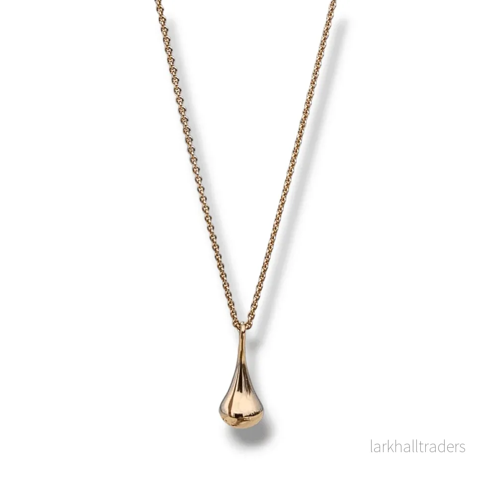 Droppen Halsband Rödguld