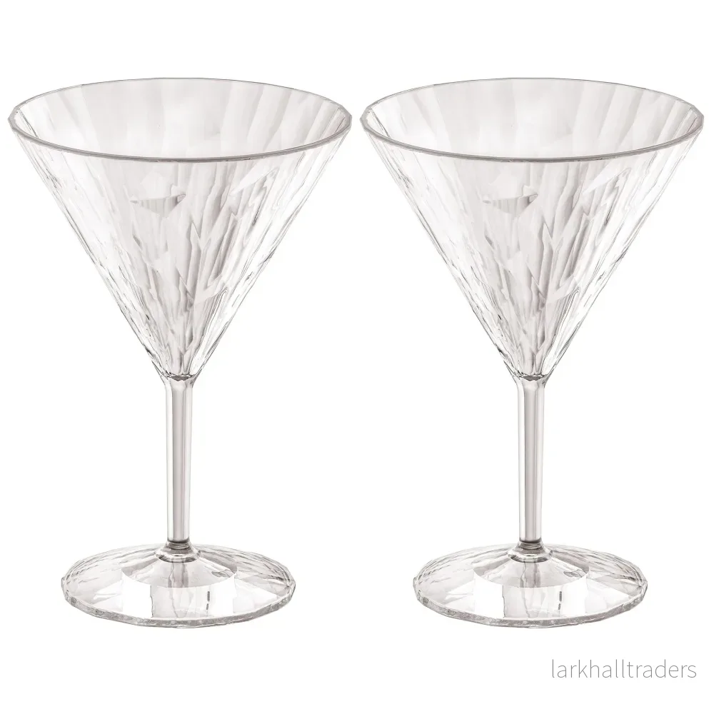 Martiniglas Superglas club no.12 plast 25 cl crystal clear 2-pack
