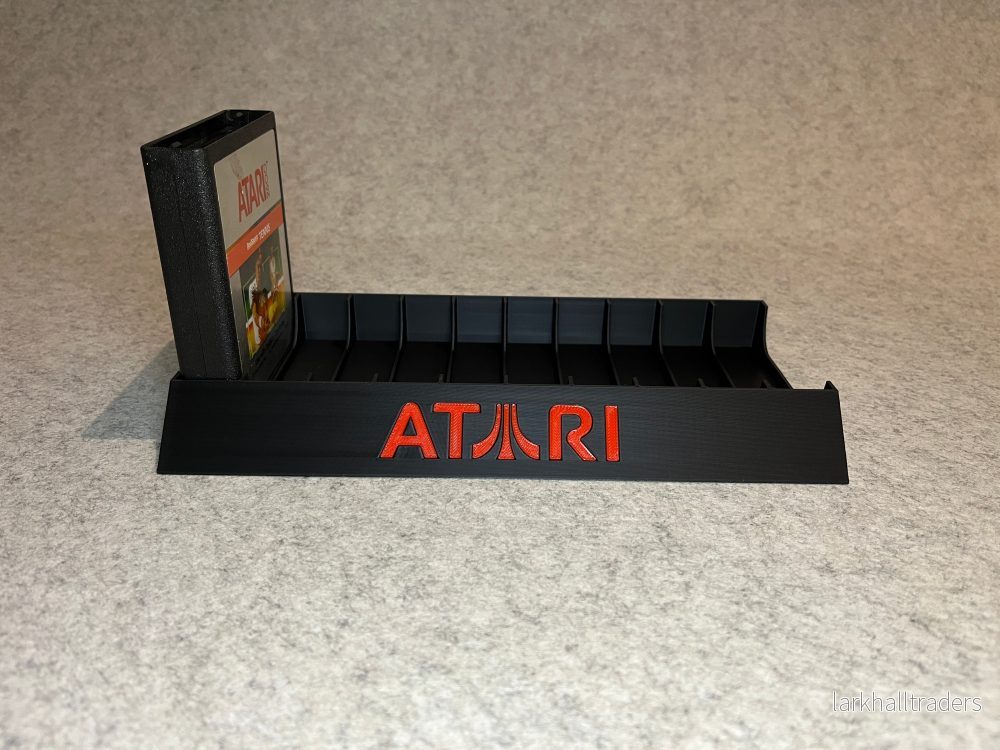 Spelställ för 10 Atari 2600 / 7800-kassetter med Atari-loggan - Bild 2