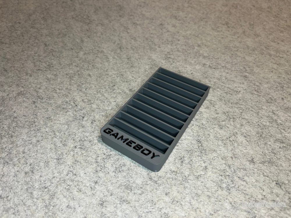 Spelställ för 10 GameBoy cartridge med GAMEBOY text - Bild 3