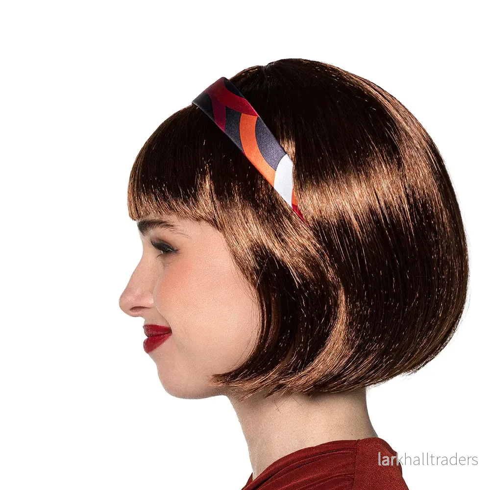 Peruk, 50-tal pin-up med pannband - Bild 2