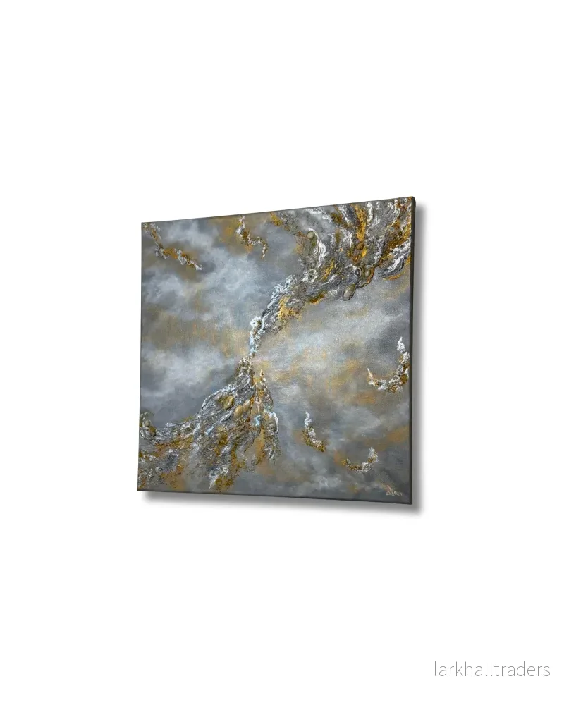 In the Depths of the Sky - Original Konstverk i blandteknik