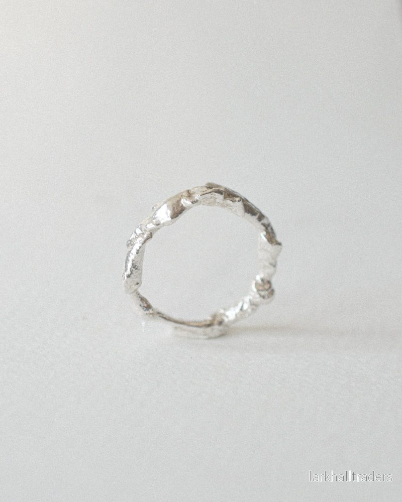 Coal Ring 4 Sterlingsilver