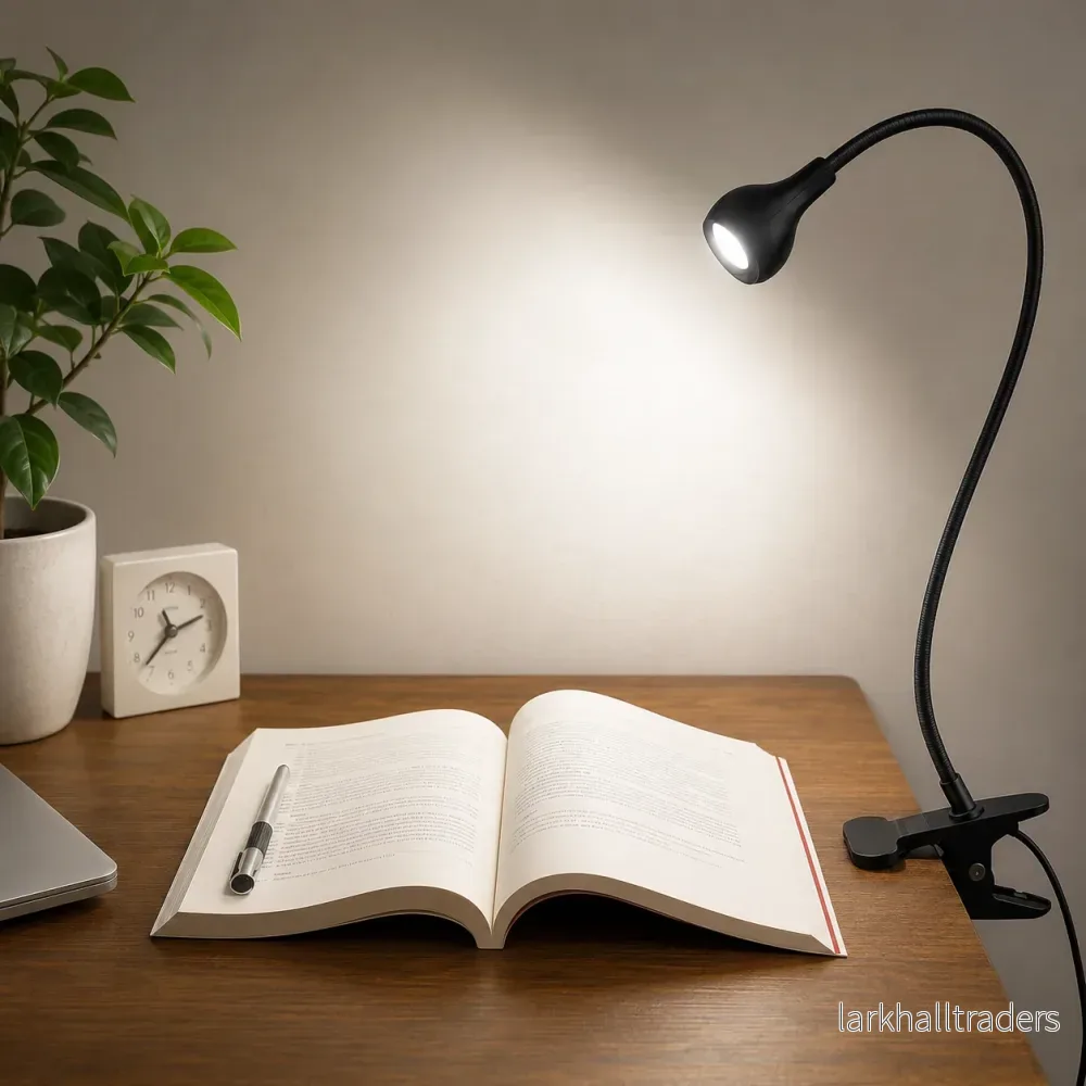 ClipNGlow – Flexibel 360° Skrivbordslampa med USB-ström och Klämfäste ClipNGlow – Flexibel 360° Skrivbordslampa med USB-ström och Klämfäste