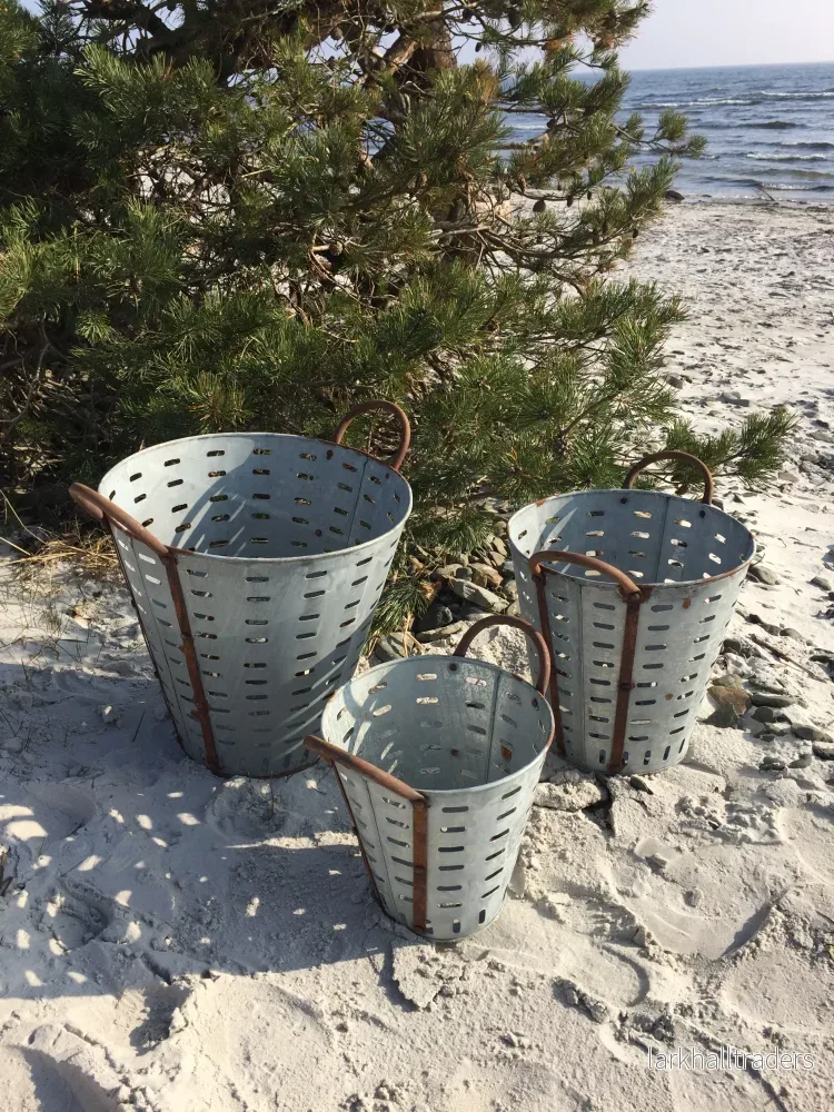 Olivhink med fin patina (Priset är per styck för den minsta hinken) - Bild 3