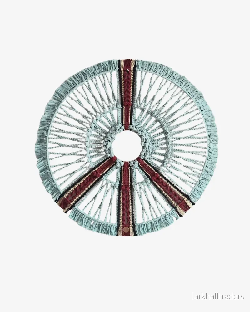Unity I textil mandala väggkonst