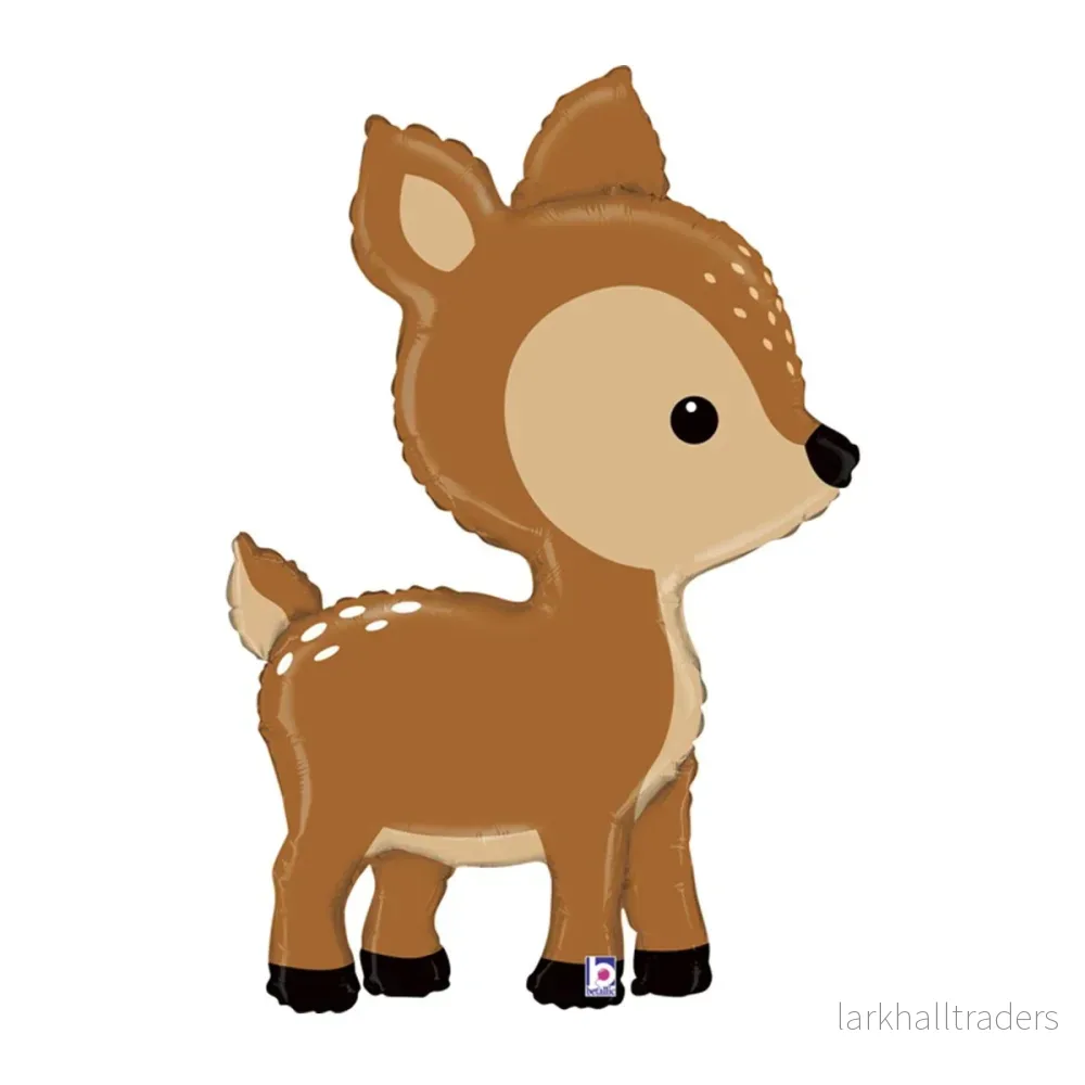 Folieballong, Woodland Deer Shape 99 cm Folieballong, Woodland Deer Shape 99 cm