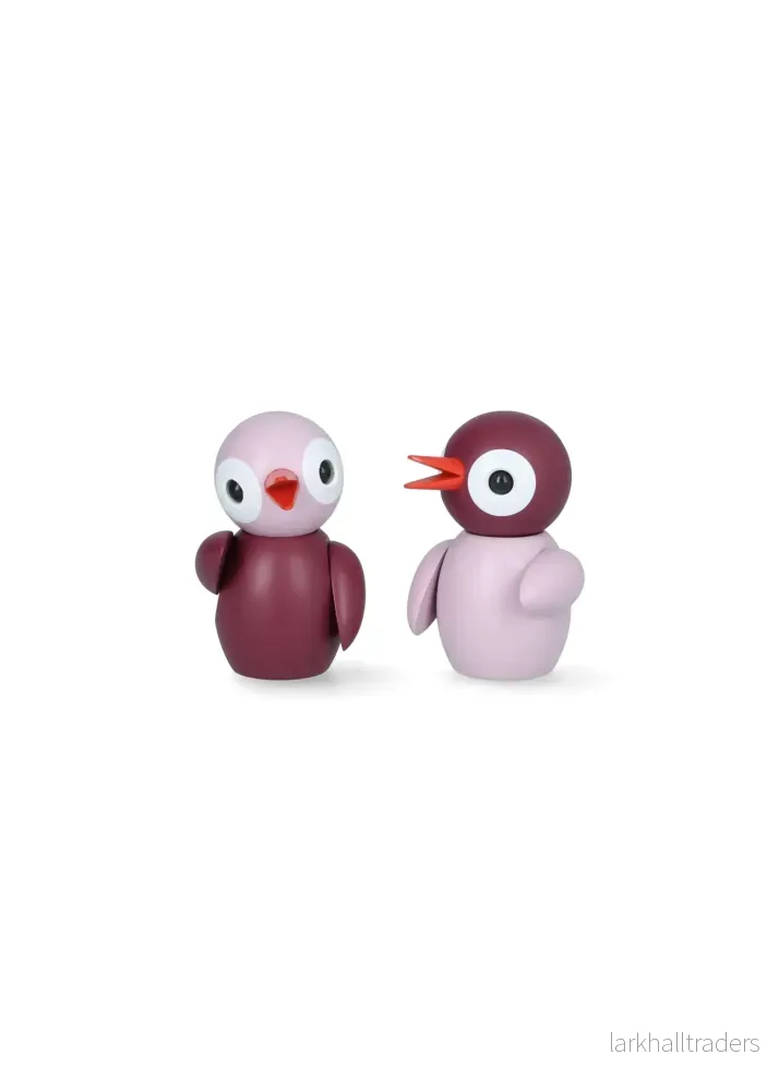 Dekoration Spring Birds Amazing Aubergine & Lovely Lilac 2 st Dekoration Spring Birds Amazing Aubergine & Lovely Lilac 2 st