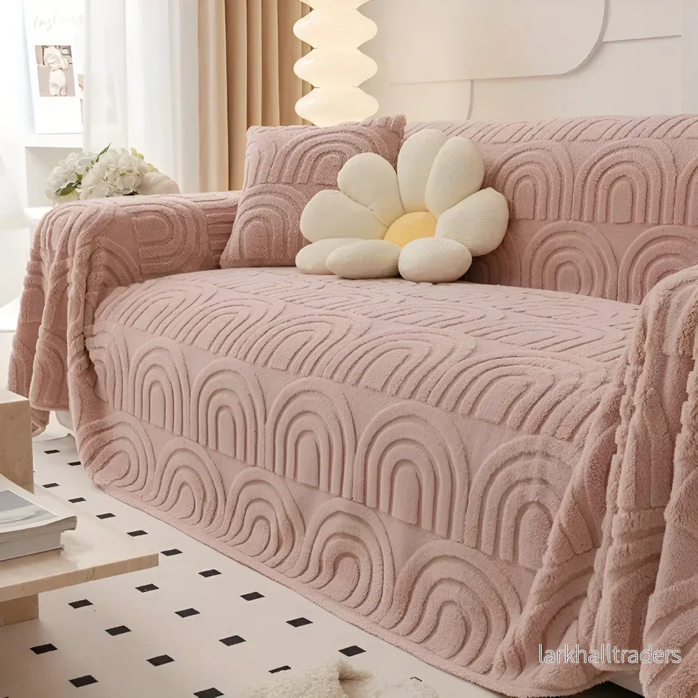 ArchGlow SofaWrap – Lyxigt Jacquardöverdrag med Mångsidig Användning ArchGlow SofaWrap – Lyxigt Jacquardöverdrag med Mångsidig Användning