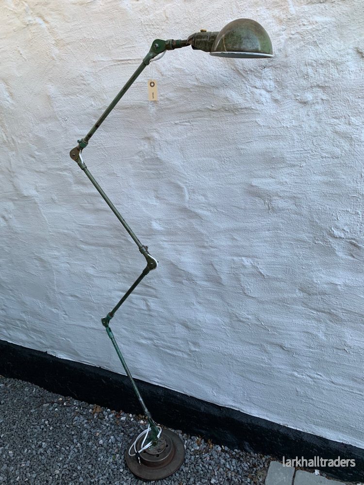 Vacker och sällsynt Fostoria golvlampa från USA