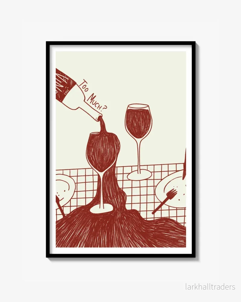 Too much? – Poster