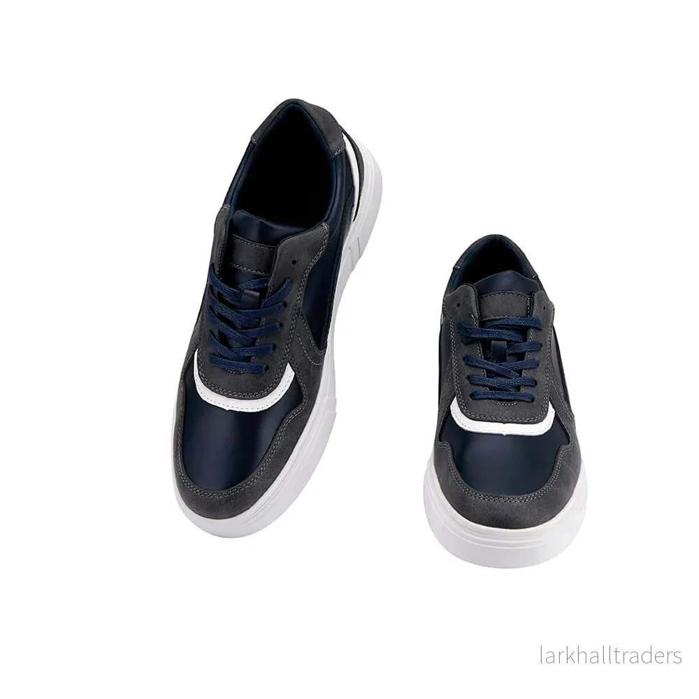 Sneakers för herrar, marinblå och vita - Bild 3