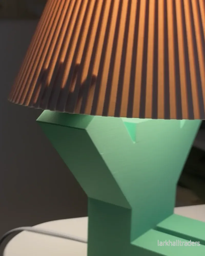 Lasse räfflad orange lampa - Bild 3
