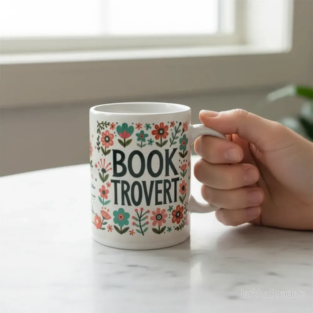 Mugg – Booktrovert Flowers Mugg – Booktrovert Flowers