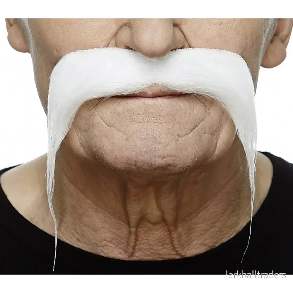 Mustasch, outlaw vit Mustasch, outlaw vit