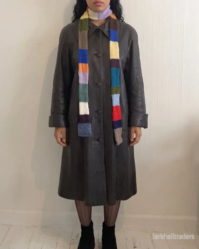 Randig smal Scarf
