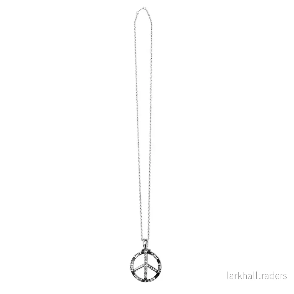 Halsband, peace silver - Bild 2