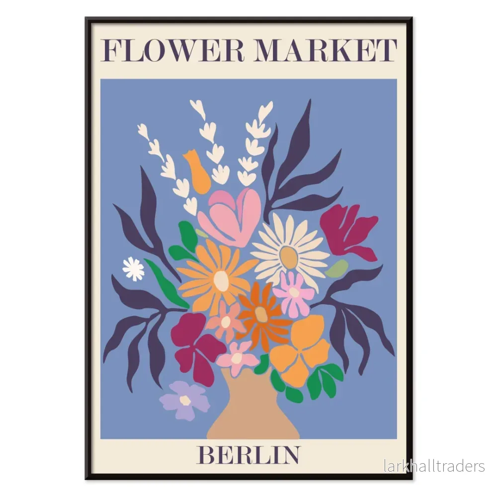 Blommarknad Berlin Poster - Bild 2