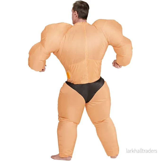 Uppblåsbar dräkt, bodybuilder - Bild 3