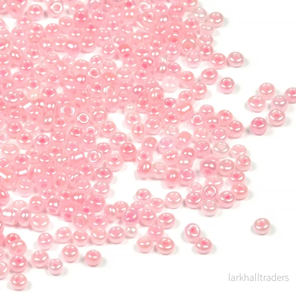 Seed Beads, 2mm, ceylon ljusrosa, 30g Seed Beads, 2mm, ceylon ljusrosa, 30g