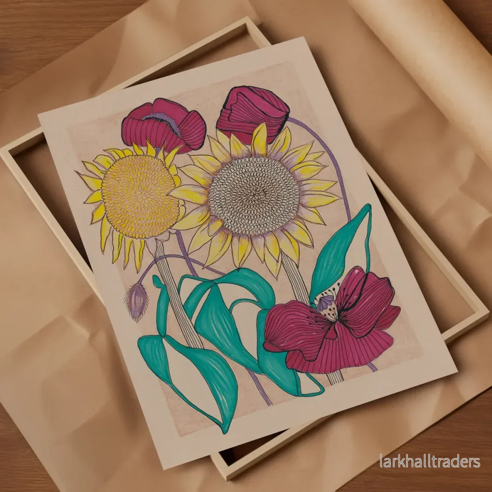 Sun Flower Art Print - Bild 2