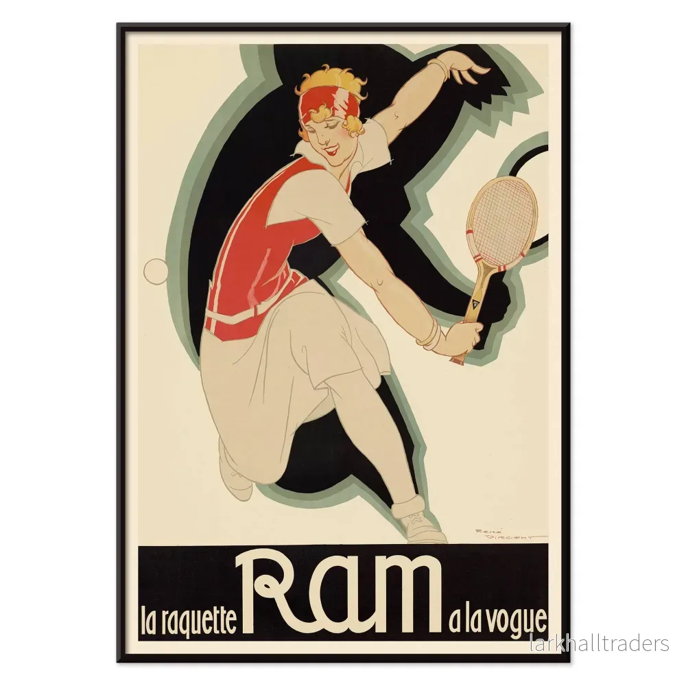 La raquette Ram a la vogue Poster - Bild 2