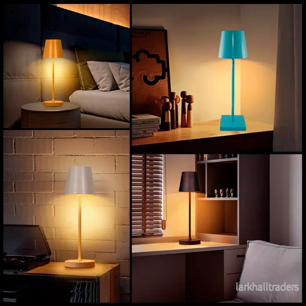 Bordslampa LED m / touch – sladdlös – många färger Bordslampa LED m / touch – sladdlös – många färger
