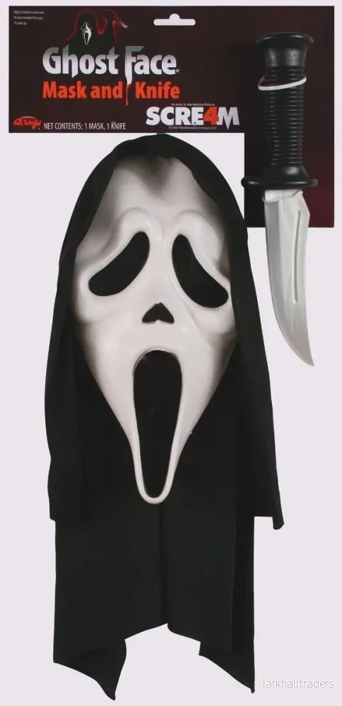 Scream mask & kniv, Ghostface - Bild 3