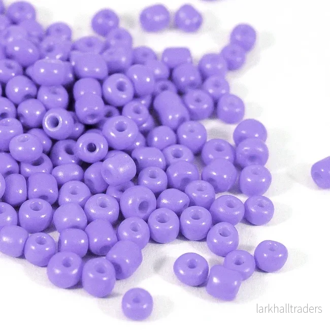 Seed Beads, 4mm, opak lavendel Seed Beads, 4mm, opak lavendel