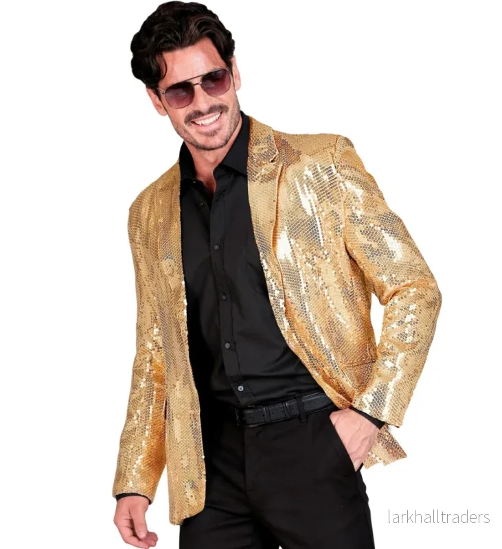 Discokavaj, paljett guld Discokavaj, paljett guld