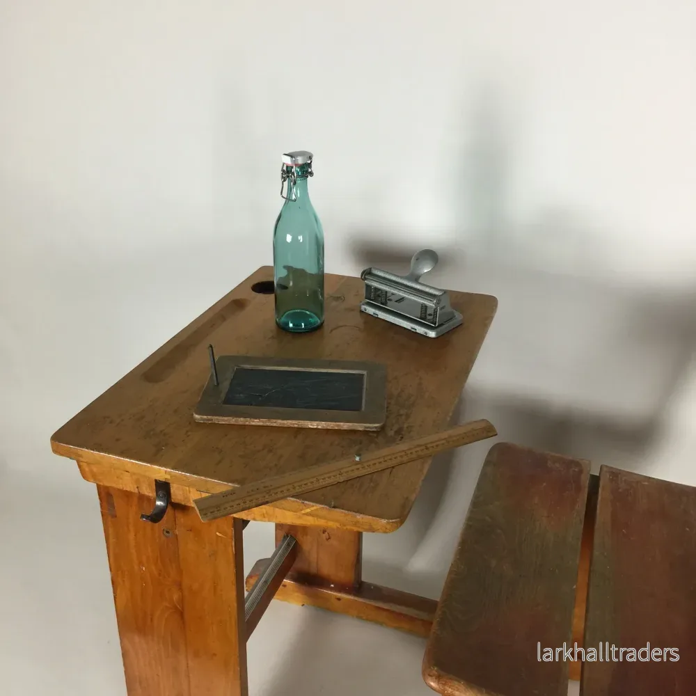 Vacker gammal skolbänk från 50-talet - Bild 2