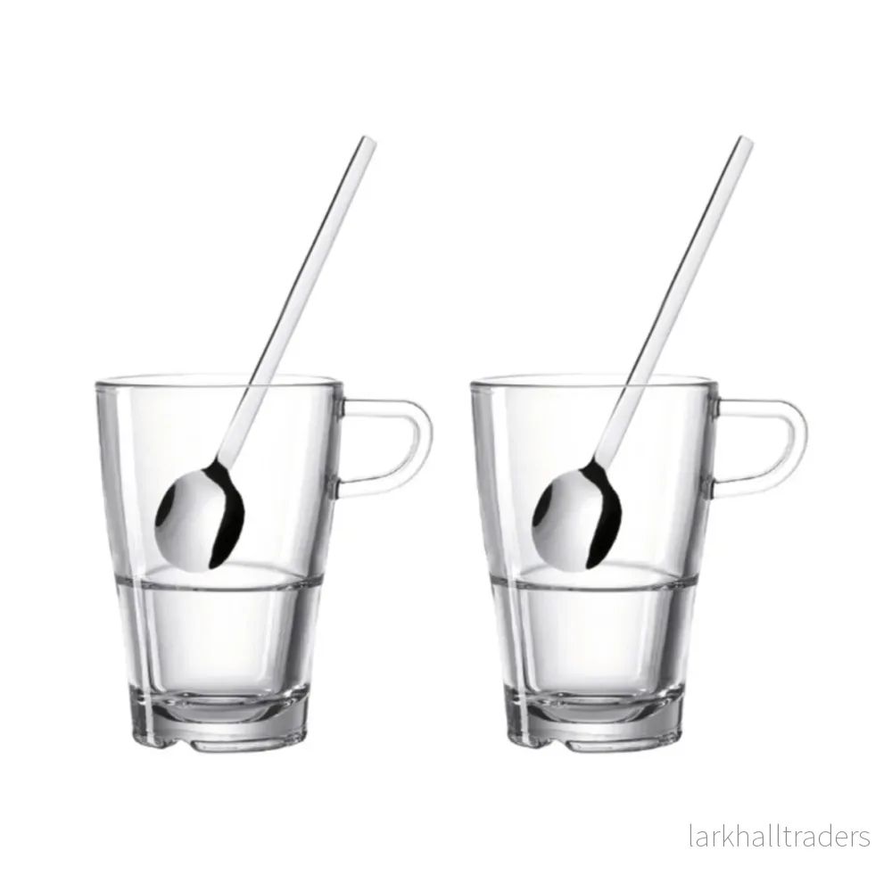 Kaffeset Senso med sked 350ml 2-pack