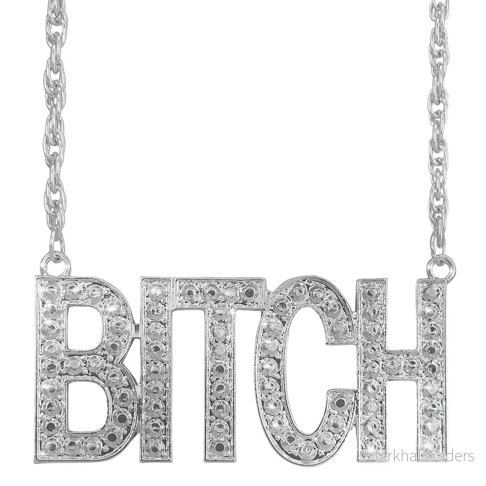 Halsband, silver bitch 65 cm