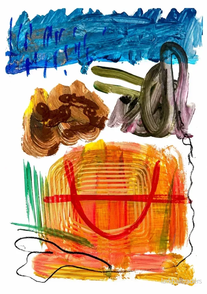 Primitive abstract artwork - Poster - Bild 2