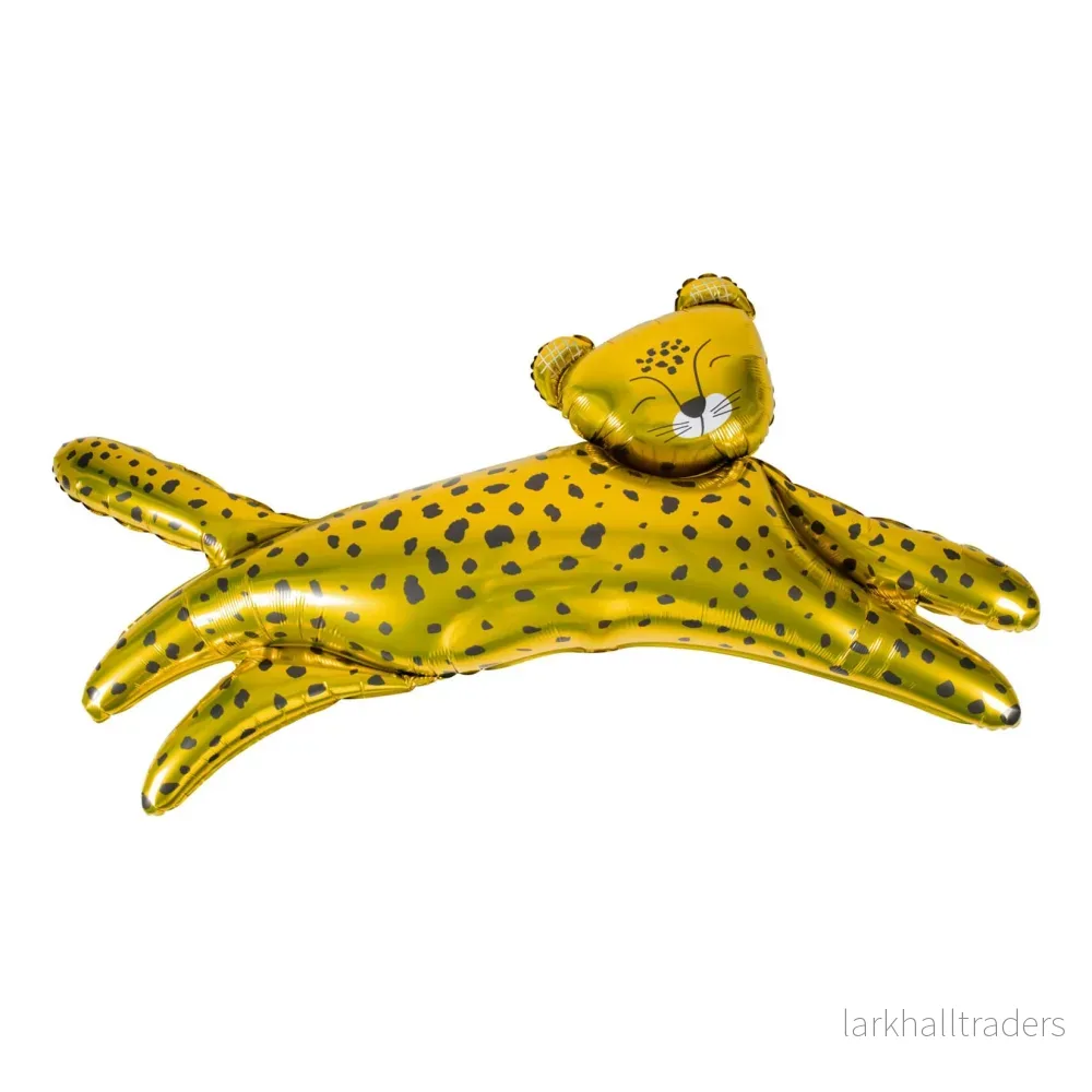 Folieballong, leopard 124x63 cm