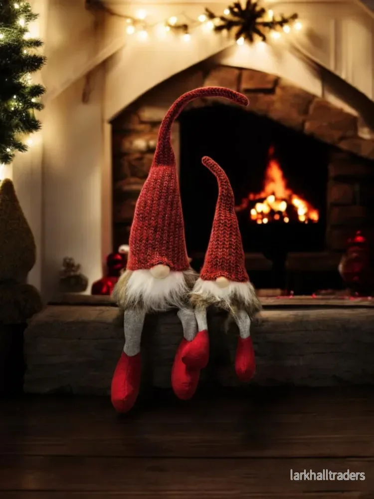 Sittande Tomte stor - Bild 2