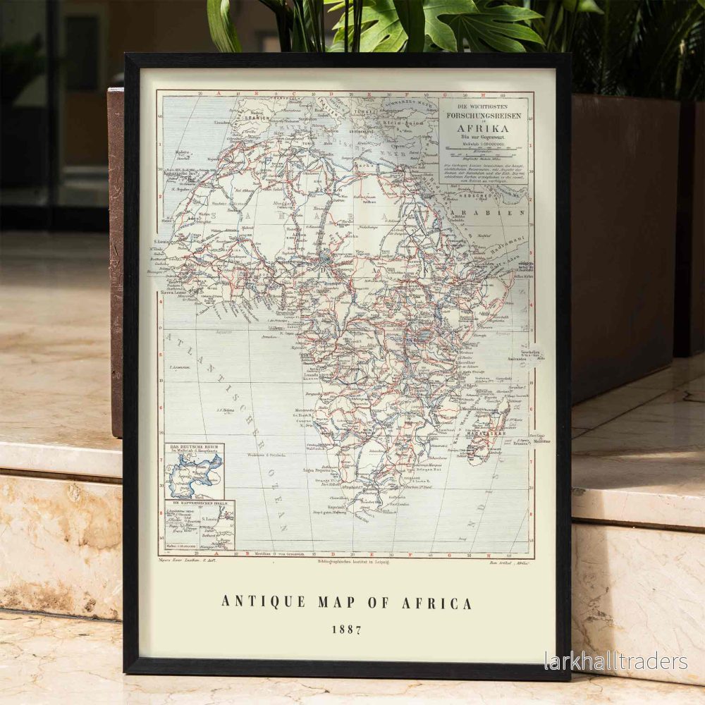 Antik karta över Afrika Poster Antik karta över Afrika Poster