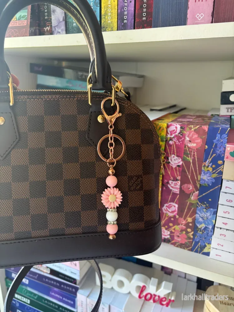 Nyckelring – Bag charm Flower