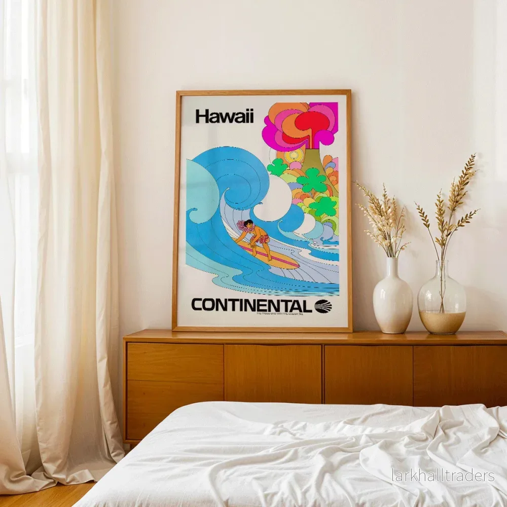 Continental Hawaii Airline Poster - Bild 3