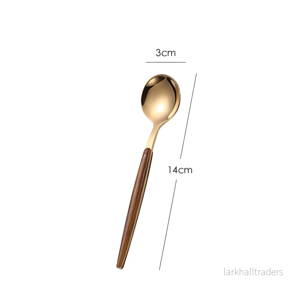 Dessert Sked Guld - Bild 2