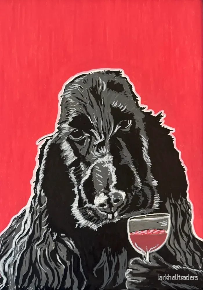 Day drinking dog Poster - Bild 3