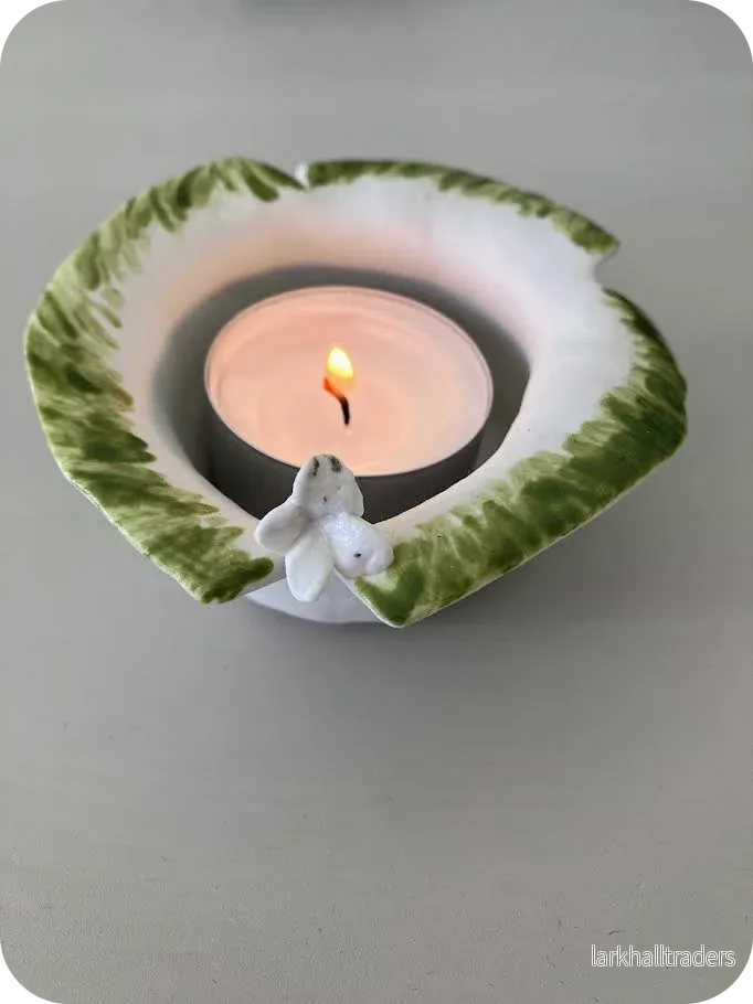 Vit lotus Ljushållare - Bild 2