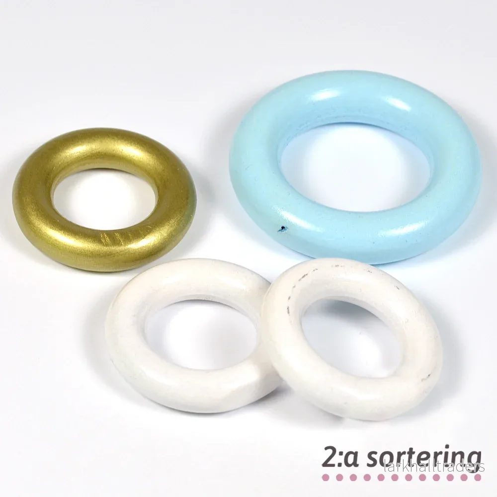 Träringar, 2st – 2:a sortering