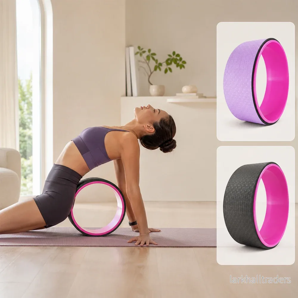 Yogahjul / Yoga Wheel – lila/pink eller svart/pink Yogahjul / Yoga Wheel – lila/pink eller svart/pink