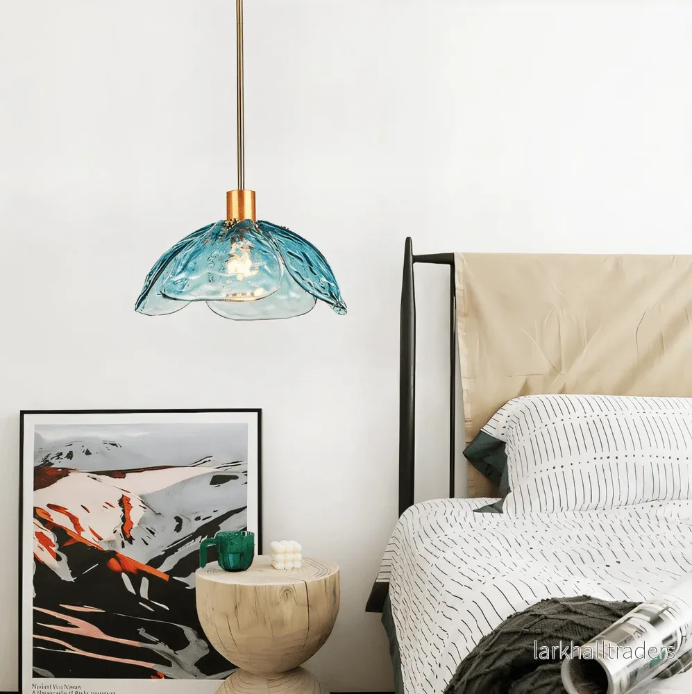Luméa Bloom – Färgglad Blommig Glaspendellampa i LED-design - Bild 2