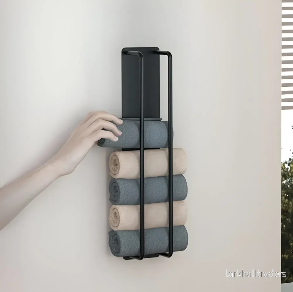 IronDuo Rack – Premium Dubbel Handdukshängare i Metall - Bild 2