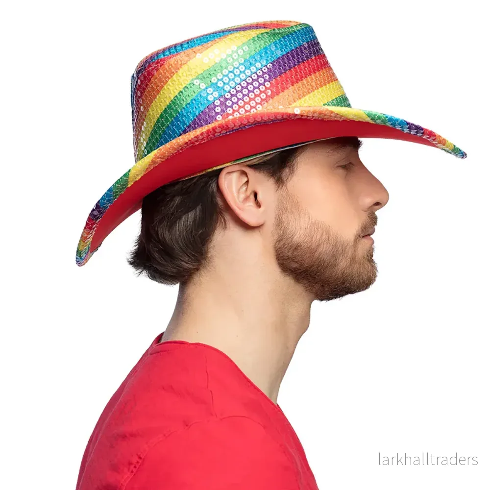 Cowboyhatt, regnbåge - Bild 3