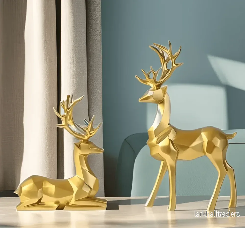 FrostRein Duo – Elegant Renfigurset i Modern Harzdesign FrostRein Duo – Elegant Renfigurset i Modern Harzdesign