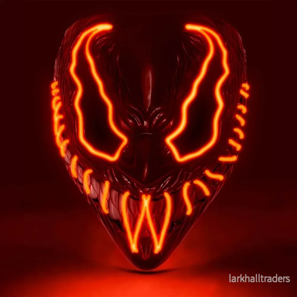 LED-mask, monster röd